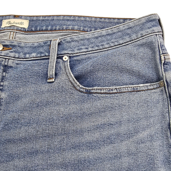 Madewell Jeans Womens Size 24W Roadtripper Slim Boy Distressed Stretch Plus Size - Picture 5 of 15